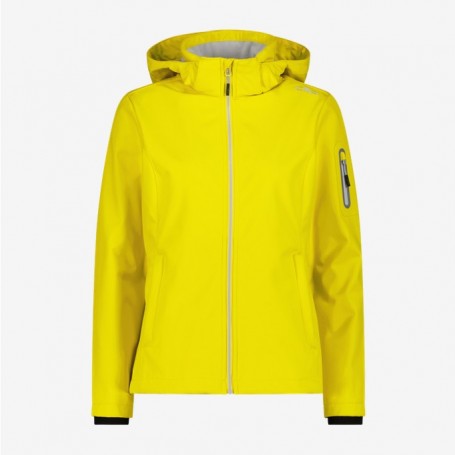 CMP Giacca Donna in Softshell C/Cappuccio Staccabile  - R231 (Winter Sun)