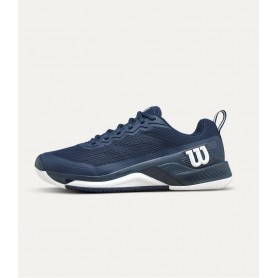 Wilson Scarpe Da Tennis Uomo Rush Pro 4.5 All Court - Colore : Navy Blazer/White