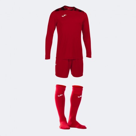 Joma 3 Pezzi Completo Calcio Zamora VIII - 600 (Rosso/Nero/Bianco)