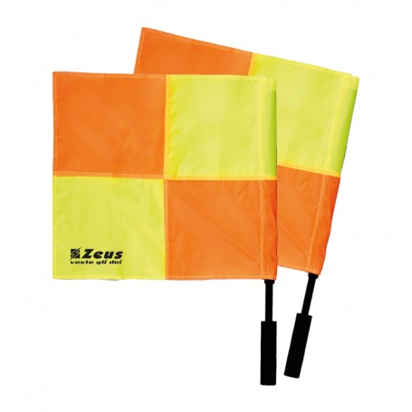 Zeus Set Guardalinee Calcio -  Colore : Giallo/Arancio