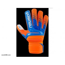 Reusch Guanti da Portiere Unisex Prisma SG Finger Support - 290 (Arancione/Blue)