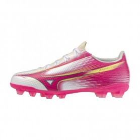 Mizuno Scarpette Da Calcio Unisex Alpha III Select - 64 (White/Fuchsia Purple)