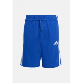 Adidas Pantaloncino Junior Unisex Essentials 3 Stripes -  Colore : Royal/Bianco