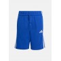 Adidas Pantaloncino Junior Unisex Essentials 3 Stripes -  Colore : Royal/Bianco