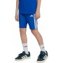 Adidas Pantaloncino Junior Unisex Essentials 3 Stripes -  Colore : Royal/Bianco