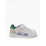 4US Sneakers Infant Con Strappo e Lacci Elastici By Paciotti - BIA/MUL (Bianco/Multi)