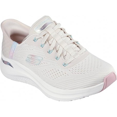 Skechers Scarpe Donna Slip-ins: Arch Fit 2.0 - Easy Chic -  /NTPK (Natural/Pink)