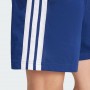Adidas Pantaloncino Uomo 3 Stripes Single Jersey 7-Inch - Colore : Blue/Bianco