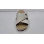 Fly Flot Ciabatte Aperte Donna In Ecopelle Con Zeppa e Strappo -  6002 (Bianco)