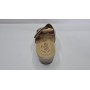 Fly Flot Ciabatte Aperte Donna In Pelle Con Zeppa e Strappi -  6009 (Beige)