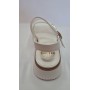 4US Sandali Con Cinturino e Fibbia, By Paciotti JR- Colore : Bianco