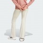 Adidas Leggings Donna Essentials Small Logo Flared -  Colore : Beige/Bianco