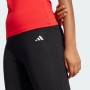 Adidas Leggings Donna Essentials Small Logo Flared -  Colore : Nero/Bianco