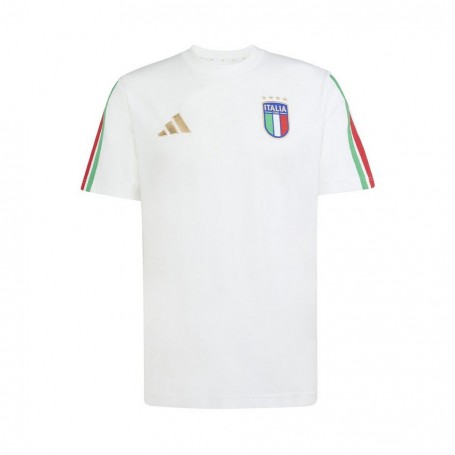 Adidas T-Shirt Uomo FIGC Italy DNA - Colore : Bianco/Oro