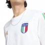 Adidas T-Shirt Uomo FIGC Italy DNA - Colore : Bianco/Oro