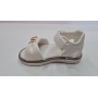 4US Sandali Bambina in Ecopelle, Cinturino con Strappo, By  Paciotti - BIA (Bianco)