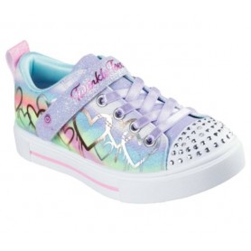 Skechers Scarpe Junior S Lights Twinkle Sparks-Ombre Love, C/Luci -/LVMT (Lavender/Multi)