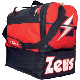 Zeus Borsa Medium Delta, Calcio/All Sport - Colore NERO/ROSSO/Bianco