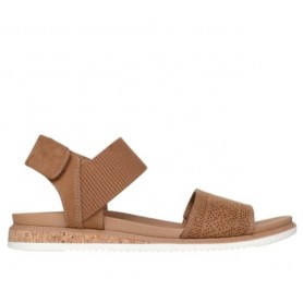 Skechers Sandali Donna C/Elastico E Strappo, Desert Kiss Low-Top Look - /CSNT (Chestnut)