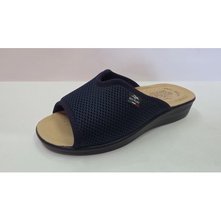 Fly Flot Ciabatta Donna Aperta in Tessuto a Rete Con Zeppa -  2001 (Blue)