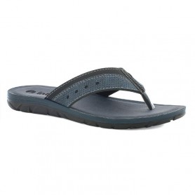 Inblu Infradito Uomo In Ecopelle Bicolore Con Plantare Imbottito - 004 (Blue)