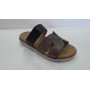 Inblu Ciabatte donna Dual Density con Strappo, Effetto Corda - 014 (Nero)