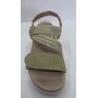 Inblu Sandalo Donna Talent Regolabili con Elastici e Strappo - 020 (Verdino)