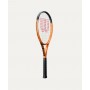 Wilson Racchetta da Tennis Unisex Burn 100S V6.0 (Incordata) - Col. Arancione Metallizzato/Nero