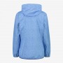 CMP Giacca Antivento Ripiegabile Donna in Ripstop Con Cappuccio -   M926 (Sky)