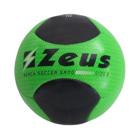 Zeus Pallone Unisex Beach Soccer Sand - VEFLU (Verde Fluo/Nero)