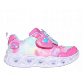 Skechers Scarpe Bambina S Ligts®-Heart Lights Lovin Reflection - /PKTQ (Pink/Tourquoise)