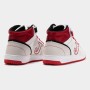 Joma Sneakers Mid Junior Berry in Ecopelle e Tessile - 2506 (Bianco/Rosso)