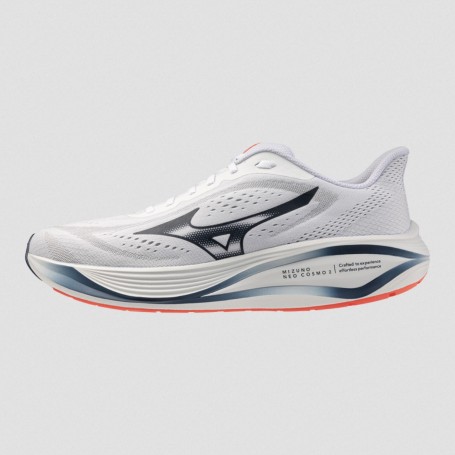 Mizuno Scarpe Running Uomo Neo Cosmo 2 - 51 (White/Dress Blues/Neon Flame)