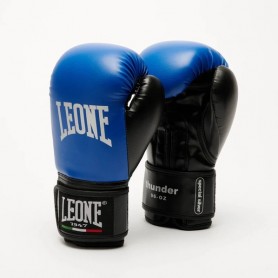Leone 1947 Guanti Boxe Junior Unisex Thunder 06 OZ, Sport da Ring - /06OZ-02 (Blue)
