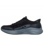Skechers Scarpe Uomo Cozy Fit, Contour Foam-Cordelux, Slip-Ins - /BKCC (Black/Charcoal)