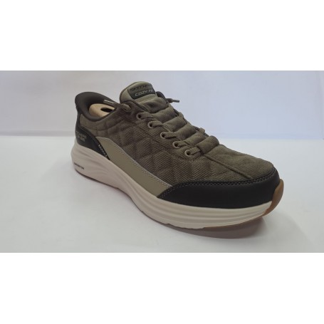 Skechers Scarpe Uomo Contour Foam-Cordelux, Cozy Fit, Slip-Ins - /OLV (Olive)
