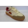 Ellesse Sneakers Uomo Original in Pelle ed Ecopelle - 381 (Tofu/Red)