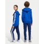 Adidas Tuta Con Cappuccio Junior Tiberio 3 Stripes - Colore : Royal/Bianco/Multi