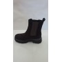 4US Tronchetto Donna In Ecopelle Scamosciata ed Elastici By Paciotti - MAR (Marrone)