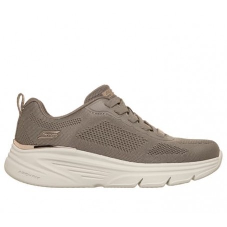 Skechers Scarpe Donna Bobs Arch Fit Elev8, Vegan - DKTP (Dark Taupe)