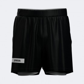 Joma Pantaloncino Uomo da Tennis/Padel/Pickleball Challenge  - 100 (Nero)