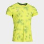 Joma T-Shirt Uomo da Tennis/Padel Smash a Maniche Corte  - 427 (Lime)