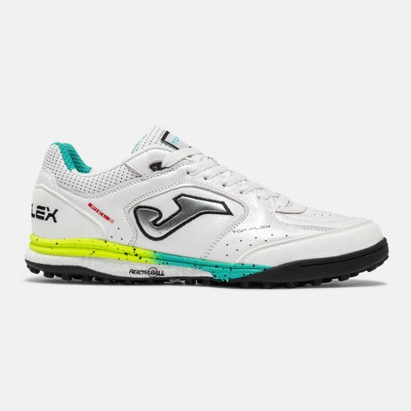 JOMA Scarpe Calcio/Calcetto Unisex Top Flex Rebound Turf 26 - 2602 (Bianco/Multi)
