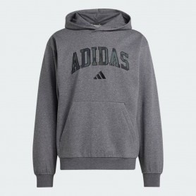 Adidas Felpa C/Cappuccio Uomo Camo Print HD - (Grigio Scuro/Multicolor)