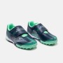 JOMA Scarpette da Calcio Junior Super Copa C/Strappo,Turf - 2603 (Blue Navy/Multi)