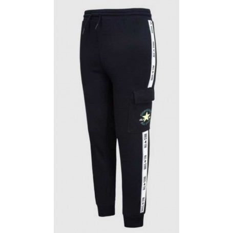 Converse Pantalone Tuta Junior Sport Core Cargo Jogger - 023 (Nero/Multi)