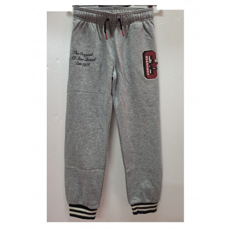 Converse Pantalone Tuta Junior Retro Varsity FT Jogger - 042 (Grey Heather/Multi)