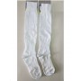 Mico Sport Calze da calcio Confezione 10 paia, 36/40 senza logo (Bianco) 