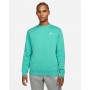 Nike Felpa Uomo Sportswear Club Fleece Crew BB - 369 (Menta/Bianco)