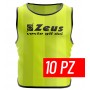 Zeus Casacca Promo, Senior, confezione da 10 casacche -GIAFLU (Giallo Fluo)